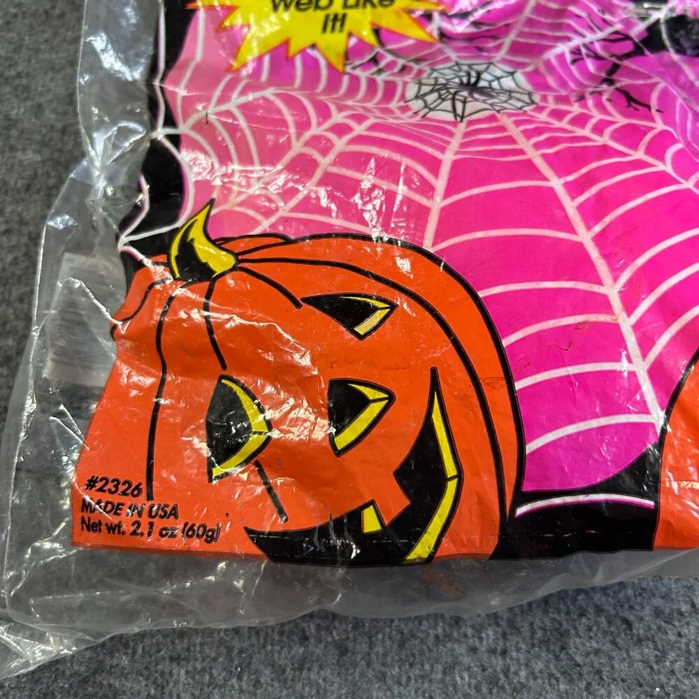 Vintage NOS Rubies Spider Web ‎ Halloween Indoor/Outdoor Decoration USA